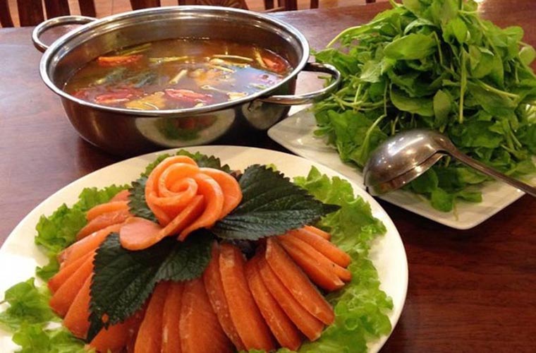 typical sapa dishes salmon hotpot